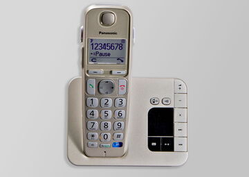 Ansicht auf das schnurlose Telefon.