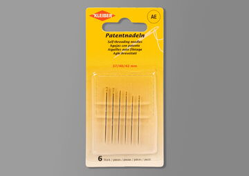 Ansicht auf die Verpackung mit den Nadeln.